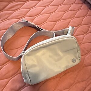 Lululemon Light Gray Crossbody Bag